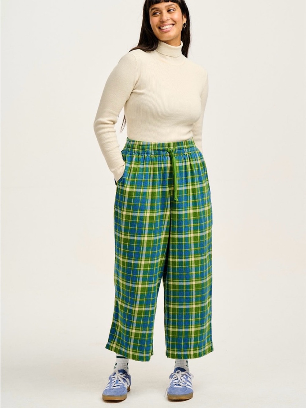 Chuck Trousers Pants Lucy & Yak Size Small Elastic Waist